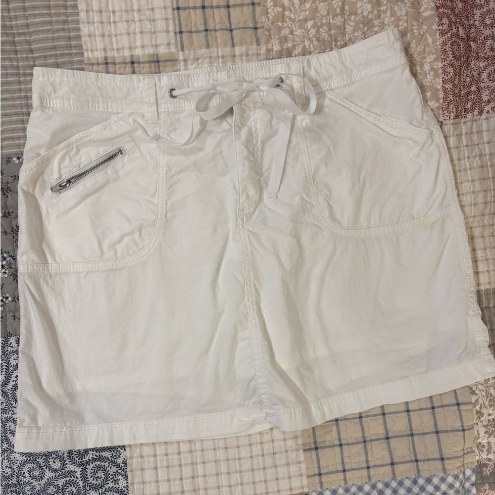 Women's White Casual Shorts